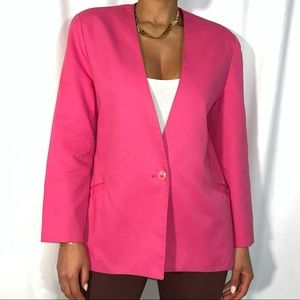 Vintage Worthington Pink Blazer (size 16)